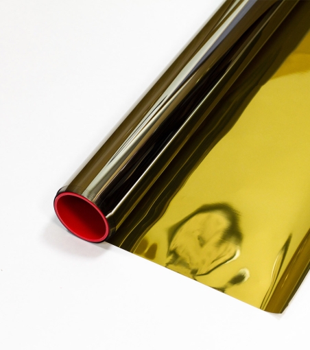 Зеркальная солнцезащитная пленка NOVA gold-silver